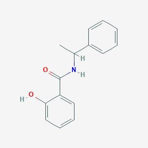 molecular formula C15H15NO2 B2537986 2-hydroxy-N-(1-phenylethyl)benzamide CAS No. 101090-00-0