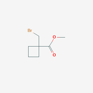 molecular formula C7H11BrO2 B2538034 Methyl 1-(bromomethyl)cyclobutane-1-carboxylate CAS No. 41384-63-8