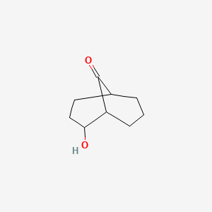 molecular formula C9H14O2 B2538198 2-Hydroxybicyclo[3.3.1]nonan-9-one CAS No. 2568-21-0