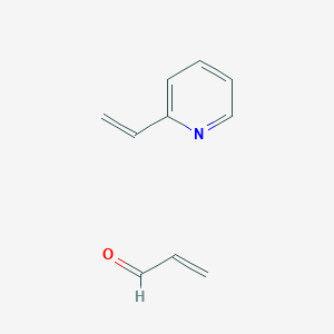 molecular formula C10H11NO B025384 Vinylpyridine-acrolein copolymer CAS No. 102329-52-2