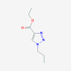 molecular formula C8H13N3O2 B2538454 ethyl 1-propyl-1H-1,2,3-triazole-4-carboxylate CAS No. 1353636-79-9