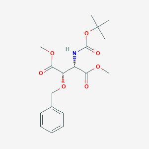 Dimethyl (2S,3S)-2-[(2-methylpropan-2-yl)oxycarbonylamino]-3-phenylmethoxybutanedioate