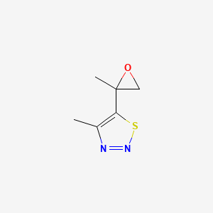 4-Methyl-5-(2-methyloxiran-2-yl)thiadiazole