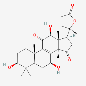 molecular formula C27H38O7 B2538549 Ganoderlactone D CAS No. 1801934-15-5