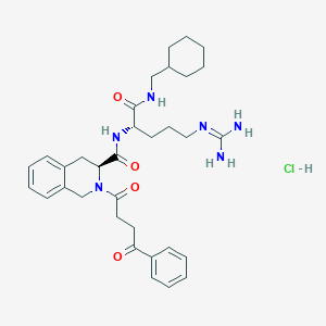 molecular formula C33H45ClN6O4 B2538551 PS372424 hydrochloride CAS No. 1596362-29-6