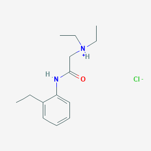 molecular formula C14H23ClN2O B025386 2-(Diethylamino)-2'-ethylacetanilide hydrochloride CAS No. 101651-71-2