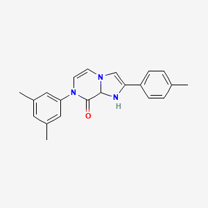 7-(3,5-dimethylphenyl)-2-(4-methylphenyl)-7H,8H-imidazo[1,2-a]pyrazin-8-one