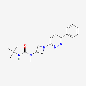 3-Tert-butyl-1-methyl-1-[1-(6-phenylpyridazin-3-yl)azetidin-3-yl]urea