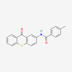 molecular formula C21H15NO2S B2539013 4-methyl-N-(9-oxo-9H-thioxanthen-2-yl)benzamide CAS No. 243472-20-0