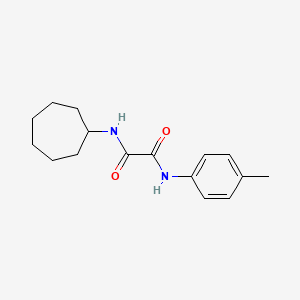 molecular formula C16H22N2O2 B2539055 N'-CYCLOHEPTYL-N-(4-METHYLPHENYL)ETHANEDIAMIDE CAS No. 432509-24-5