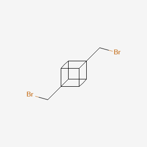molecular formula C10H10Br2 B2539107 (1s,2R,3r,8S)-1,4-bis(bromomethyl)cubane CAS No. 135191-74-1