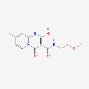 2-hydroxy-N-(1-methoxypropan-2-yl)-8-methyl-4-oxo-4H-pyrido[1,2-a]pyrimidine-3-carboxamide