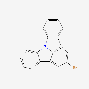 molecular formula C18H10BrN B2539128 2-Bromoindolo[3,2,1-jk]carbazole CAS No. 1174032-81-5