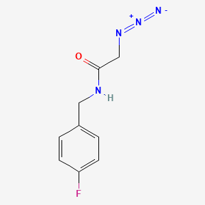 molecular formula C9H9FN4O B2539135 2-azido-N-(4-fluorobenzyl)acetamide CAS No. 879216-08-7
