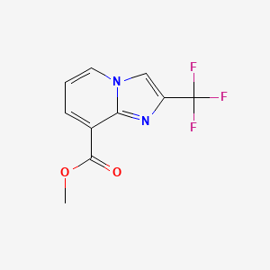 B2539158 Methyl 2-(trifluoromethyl)imidazo[1,2-a]pyridine-8-carboxylate CAS No. 1116691-30-5