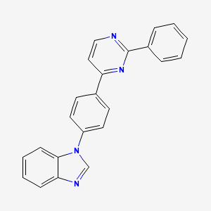 1-[4-(2-phenyl-4-pyrimidinyl)phenyl]-1H-1,3-benzimidazole