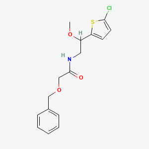 2-(benzyloxy)-N-(2-(5-chlorothiophen-2-yl)-2-methoxyethyl)acetamide