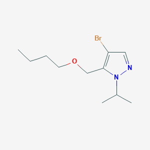 4-bromo-5-(butoxymethyl)-1-isopropyl-1H-pyrazole