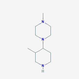 1-Methyl-4-(3-methylpiperidin-4-yl)piperazine