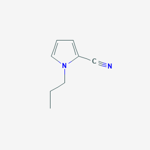 molecular formula C8H10N2 B025392 1-n-Propylpyrrole-2-carbonitrile CAS No. 101001-64-3