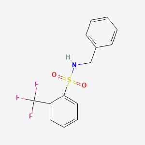 N-benzyl-2-(trifluoromethyl)benzene-1-sulfonamide