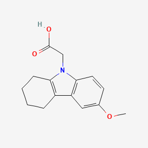 2-(6-methoxy-2,3,4,9-tetrahydro-1H-carbazol-9-yl)acetic acid