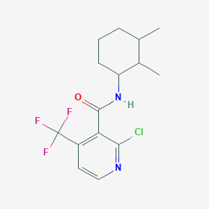 2-chloro-N-(2,3-dimethylcyclohexyl)-4-(trifluoromethyl)pyridine-3-carboxamide