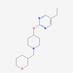 5-Ethyl-2-[1-(oxan-3-ylmethyl)piperidin-4-yl]oxypyrimidine