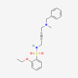 molecular formula C20H24N2O3S B2539431 N-(4-(benzyl(methyl)amino)but-2-yn-1-yl)-2-ethoxybenzenesulfonamide CAS No. 1396805-43-8