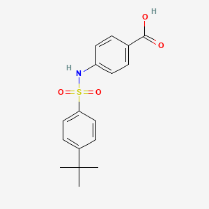 4-((4-(tert-butyl)phenyl)sulfonamido)benzoic acid