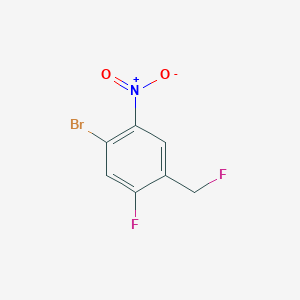1-Bromo-5-fluoro-4-(fluoromethyl)-2-nitrobenzene