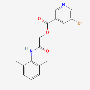 [2-(2,6-Dimethylanilino)-2-oxoethyl] 5-bromopyridine-3-carboxylate