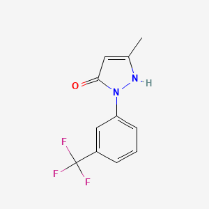3-methyl-1-[3-(trifluoromethyl)phenyl]-1H-pyrazol-5-ol