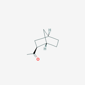 molecular formula C9H14O B025397 Ethanone, 1-bicyclo[2.2.1]hept-2-yl-, (1S-exo)-(9CI) CAS No. 109583-34-8