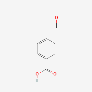 molecular formula C11H12O3 B2539770 4-(3-Methyloxetan-3-yl)benzoic acid CAS No. 1315567-78-2