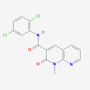 N-(2,5-dichlorophenyl)-1-methyl-2-oxo-1,2-dihydro-1,8-naphthyridine-3-carboxamide
