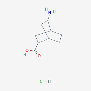 5-Aminobicyclo[2.2.2]octane-2-carboxylic acid;hydrochloride