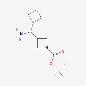Tert-butyl 3-[amino(cyclobutyl)methyl]azetidine-1-carboxylate