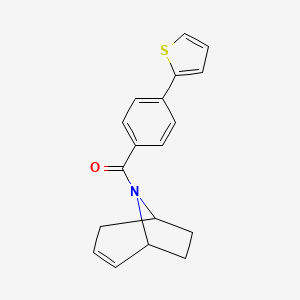 (1R,5S)-8-azabicyclo[3.2.1]oct-2-en-8-yl(4-(thiophen-2-yl)phenyl)methanone