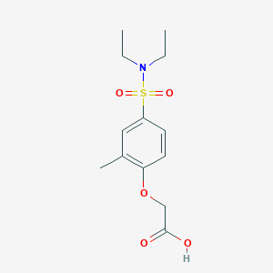 [4-(Diethylsulfamoyl)-2-methylphenoxy]acetic acid