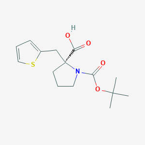 Boc-(S)-alpha-(2-thiophenylmethyl)-proline