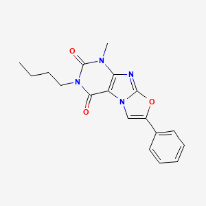 3-butyl-1-methyl-7-phenyloxazolo[2,3-f]purine-2,4(1H,3H)-dione