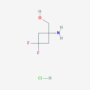 (1-Amino-3,3-difluorocyclobutyl)methanol hydrochloride