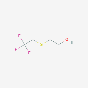 molecular formula C4H7F3OS B2539924 2-((2,2,2-Trifluoroethyl)thio)ethanol CAS No. 5187-61-1
