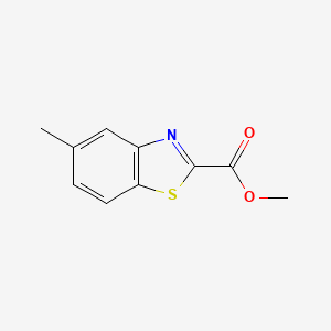 molecular formula C10H9NO2S B2539935 Methyl 5-methyl-1,3-benzothiazole-2-carboxylate CAS No. 1323408-10-1