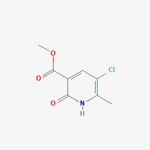 molecular formula C8H8ClNO3 B2539969 Methyl 5-chloro-2-hydroxy-6-methylnicotinate CAS No. 934361-39-4