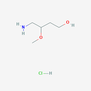 4-Amino-3-methoxybutan-1-ol;hydrochloride