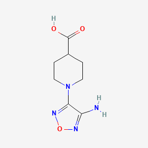 1-(4-Amino-1,2,5-oxadiazol-3-yl)piperidine-4-carboxylic acid