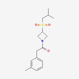1-(3-(Isobutylsulfonyl)azetidin-1-yl)-2-(m-tolyl)ethanone
