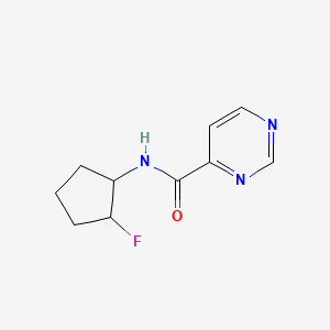 N-(2-fluorocyclopentyl)pyrimidine-4-carboxamide
